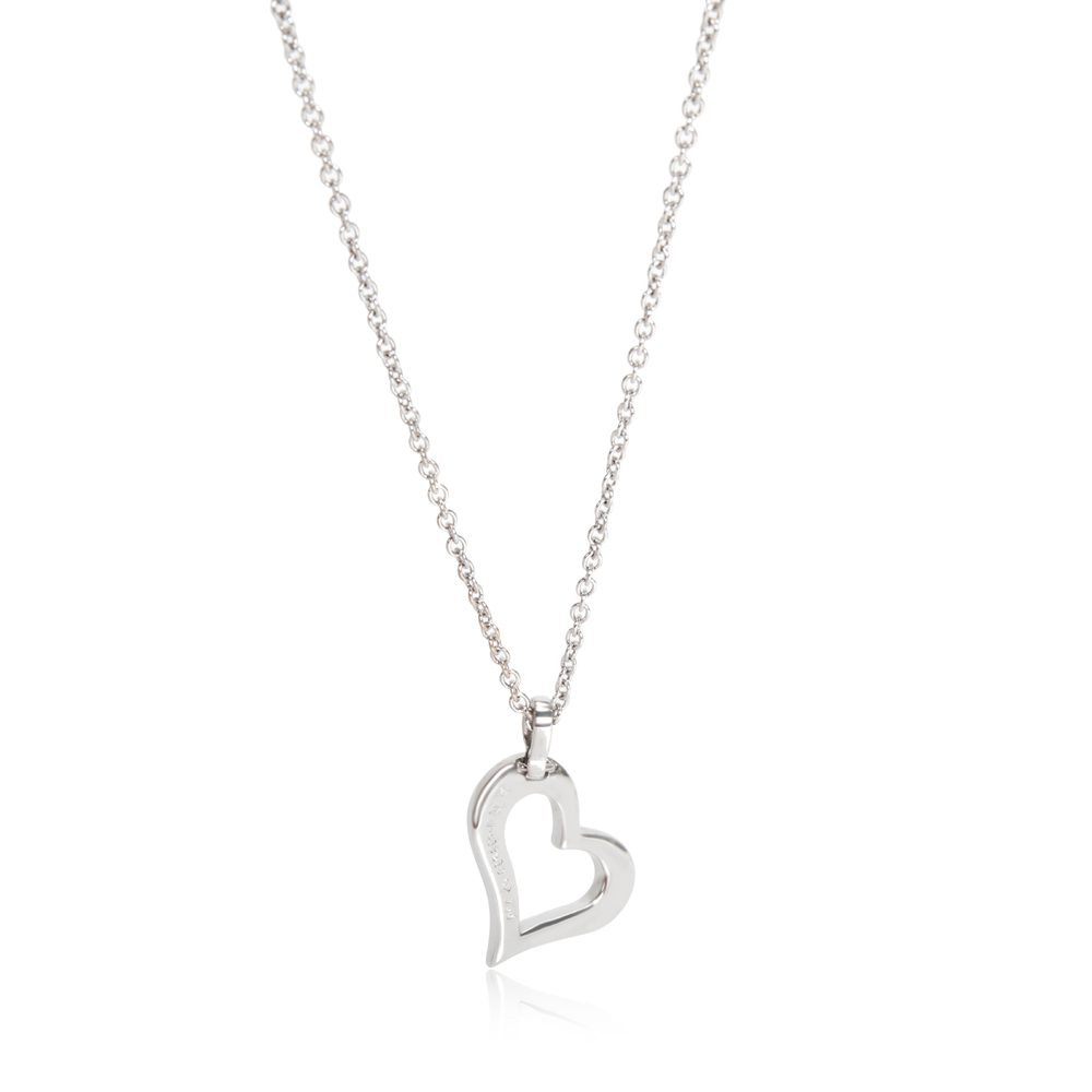 Piaget Diamond Heart Necklace in 18K White Gold 0.24 CTW - Picture 2 of 3
